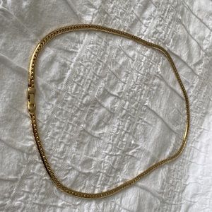 Gold plated necklace